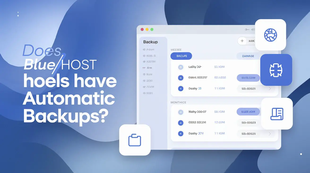 Does Bluehost Have Automatic Backups?